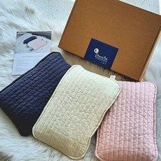 드림픽 배 찜질팩 벨트형 현미+편백잎 복부 허리 생리 핫팩 습식 냉온찜질 국내제작, 아이보리, 1개