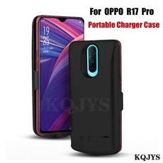 휴대용 파워뱅크 케이스 배터리 충전기 OPPO R17 프로용 충전 커버 5000mAh