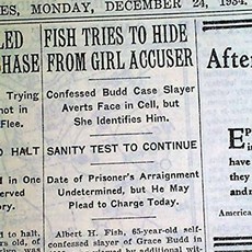 9월 해외 ALBERT FISH 연쇄 살인범 아동 강간범 식인종 CUSTOD