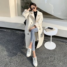 A17951 여성 롱 오버 모직 코트 겨울 롱자켓