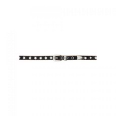 OUR LEGACY아워레가시 블랙 2CM 플라워 벨트 111035