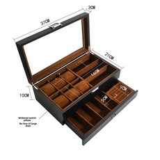 원목 빈티지 소품 정리대 클래식 향수 화장품 서랍 미니 보관함 수납장, E, 1개