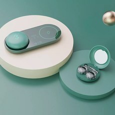 샤오미 3N 콘택트렌즈 세척기 단백질제거 살균 휴대용 무선충전, 무선충전O, 그린