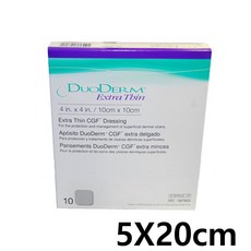 Convatec 듀오덤 ET thin 5X20cm 욕창 화상 습윤밴드, 1개