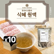 옛날 전통음료 식혜원액 베이스 790ml X 10봉(1박스), 10개