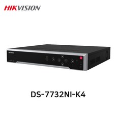 하이크비전 DS-7732NI-K4 32채널 IP 네트워크 NVR녹화기 최대8MP 4K, DS-7732NI-K4 (6TB 포함), 1개 - ds-7732ni-k4