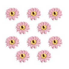 ZCD 10 웨딩 파티 DIY 장식 Boutonniere Corsage Sun Flower 호텔 연회 장소 레이아웃 장식 팩, 설명, 천, 핑크