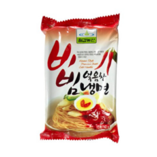 칠갑농산 얼음찬 비빔냉면, 140g, 15개입