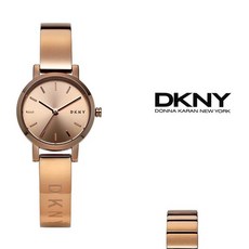 [DKNY] 로즈 다이얼 로즈 골드 PVD 여성용 시계 NY2308