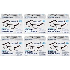 Visiomax 비지오맥스 안경 렌즈 액정 클리너 티슈 52매 x6개