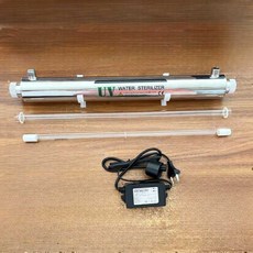 지하수 살균기 수돗물 자외선 램프 정화기 배관 필터 수조 하수, 1개, 25w-1.2T/4와이어 포트