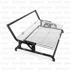 소형 회전그릴판 숯불구이 캠핑용 스텐 직화, C