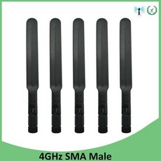 [해외] 5pcs 4g lte 안테나 5dbi sma 남성 커넥터 플러그 antena 방향 외부 안테나 4g 라우터 무선 모뎀 lte 리피터, 상세내용표시
