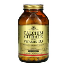 솔가 구연산 칼슘 비타민 D3 함유 240정, 1개