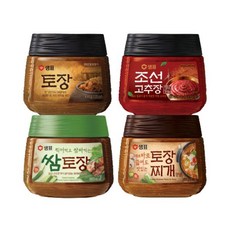 샘표 토장+고추장+토장찌개+시골식 쌈토장 450g 각 1개(총 4개) 기획, 10. 꽃게토장찌개양념 4개, 4개