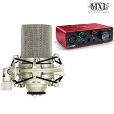 MXL 990 유투버마이크 스칼렛솔로(3세대) 인터페이스, 본품