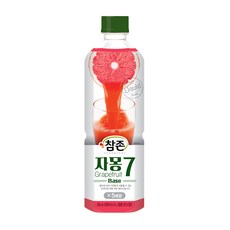 참존 과일베이스 자몽7 835ml / 5배희석음료 뷔페음료 슬러쉬원액 칵테일시럽 과일시럽 대만빙수시럽 일본빙수시럽, 1개, 1개