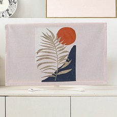 모니터 티비 커버 먼지 방진 커버 천 깔끔 심플한 그림, 커버 No. 9_32 인치