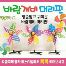 바람개비삔