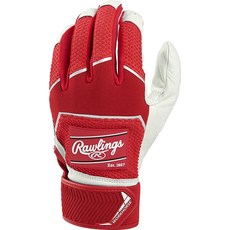  롤링스 Rawlings Workhorse PRO 야구 배팅 장갑 카모 .. 정품보장, Scarlet 
