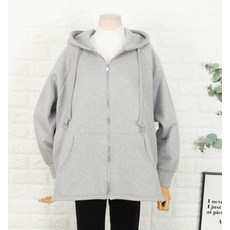 더끌림 루즈핏 캥거루 포켓 기모 후드 점퍼