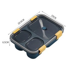 304 식판도시락통 전용 3칸 4칸 분리형 밀폐 식판도시락 플라스틱 5L 1 일식