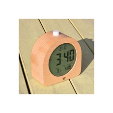 BLnY DTC02 원목 탁상 알람 전자 시계 디지털 무소음 우드 인테리어 아날로그 비엘와이