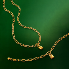 자물쇠클립체인팔찌목걸이세트