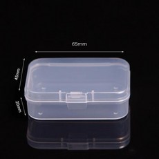 뚜껑이 있는 플라스틱 알약 케이스 투명 비즈 용기 쥬얼리 정리함 작은 카드 컬렉션 사진 보관함 포토, AS SHOWN, 3) AS SHOWN