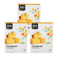 365 Whole Foods Market 홀푸드마켓 콘브레드 & 머핀 믹스, 3개, 425g