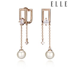 엘르주얼리(ELLE jewelry) 14K 진주 포인트 원터치 귀걸이 (gold pin) ELGPEE193