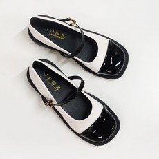 아나이스 스퀘어 메리제인 플랫 2.5cm 24SS023
