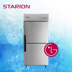 스타리온 35박스 냉장고 1/2냉동 내부스텐 SR-C35AI