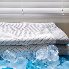 냉감 ( 듀라론 100% ) 접촉 냉감 아이스 쿨매트 시원한 침대패드, 원컬러