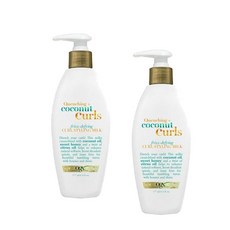 오지엑스 코코넛 컬 프리즈-Defying 컬 스타일링 밀크 OGX Quenching + Coconut Curls Frizz-Defying Curl Styling Milk, 2개, 177ml