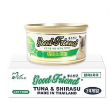 굿프랜드 고양이캔 참치 85g, 참치 + 치어,