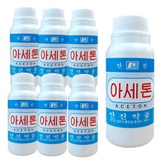 안진약품 아세톤, 100ml, 7개 - 안진아세톤