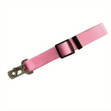 개폐식 자동차 개 버클 가죽 끈 고양이 안전 벨트 고정 및 용, 밝은 핑크