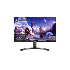 LG 27QN600-B 27인치 QHD(2560 x 1440) IPS 디스플레이 FreeSync sRGB 99% 색재현율 HDR10 사실상 3면 경계가 없는 디자인 블랙