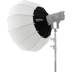 Godox CS-85D 빠른 설치 소프트박스 고독스 GodoxSL60W SL602D SL602BI AD300Pro AD400Pro AD600BM용 33.5인치/85cm 소프트 조, 1개
