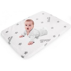 Bassinet Mattress Pad 29 x 41 Fit for 4moms Breeze Plus Portable & 4moms Breeze GO Portable Travel, one option, one option, 1개