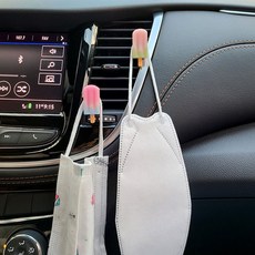 샤이니스텔라 차량용 마스크걸이 송풍구용, 3.핑크소다 아이스크림