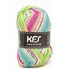 털실 Opal-오팔-오리지널 칼라 6개 꼬임 포동 너 KFS174. 시럽/분홍×블루 그린계 멀티 컬러, 단일상품