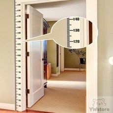 YWSTORE 키성장 눈금 스티커 심플키재기