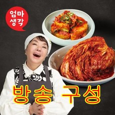 [방송구성] 김수미 엄마생각 더 프리미엄 포기김치 8kg+갓석박지 2kg 총10kg