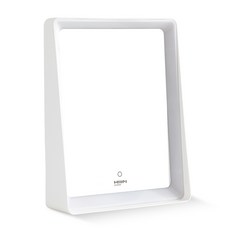 한샘 루미에 LED 조명 거울 19인치 유리거울, 화이트
