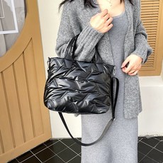 kochi 패딩가방 퀼팅 누빔 여성 토트백 숄더백