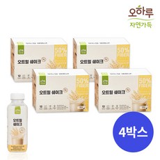 [오하루 자연가득] 오트밀 쉐이크 48입 /4박스, 600g, 4개