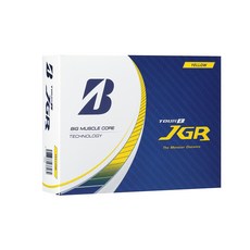  BRIDGESTONE (브리지 스톤) 골프 공 TOUR B JGR 2023 년 모델 12 구입 옐로우 J3YX 