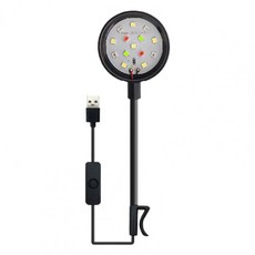파충류램프 수족관 LED 미니 컬러 조명 플러그 어항 금붕어 USB 조명 조경 거북이
